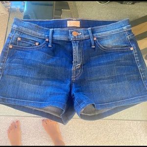 Mother denim shorts size 24